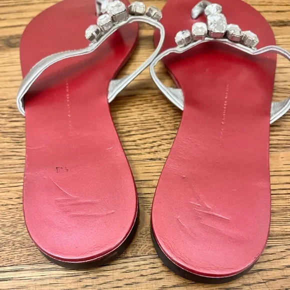 Crystals Giuseppe Zanotti Sandals Pink - Picture 8 of 14